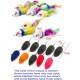 JZK 20 x Cat Toy Mice with Feather Tails Mouse Toy with Lifelike Sound Interactive Toy for Cat Kitty JZK 20 x Cat Toy Mice with Feather Tails Mouse Toy with Lifelike Sound Interactive Toy for Cat Kitty
