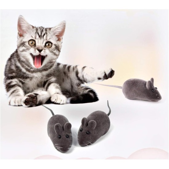 JZK 20 x Cat Toy Mice with Feather Tails Mouse Toy with Lifelike Sound Interactive Toy for Cat Kitty JZK 20 x Cat Toy Mice with Feather Tails Mouse Toy with Lifelike Sound Interactive Toy for Cat Kitty