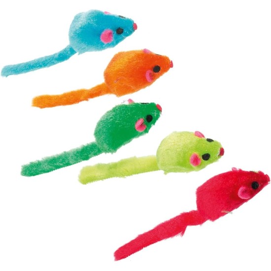 Karlie Cat Toy Plush Mice Faux Mink Fur 5 cm Karlie Cat Toy Plush Mice Faux Mink Fur 5 cm