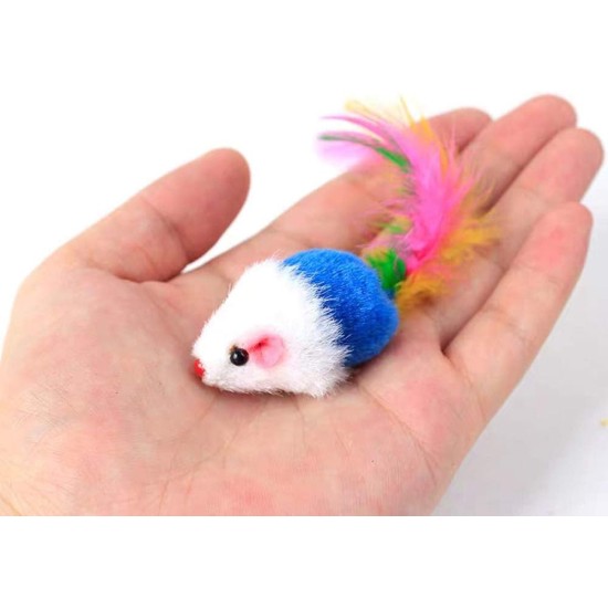 Katzenmäuse Spielzeug für Indoor-Katzen, 5 Farben Katzenspielzeug Mäuse für Katzen, Fellmäuse Katzenspielzeug Mäuse Kätzchen interaktive Spiel Katzenmäuse Spielzeug für Indoor-Katzen, 5 Farben Katzenspielzeug Mäuse für Katzen, Fellmäuse Katzenspielzeug Mäuse Kätzchen interaktive Spiel