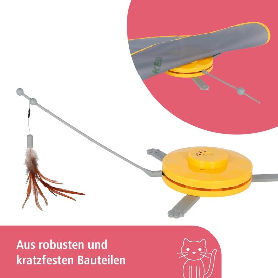 Kerbl 2-in-1 Catch The Tail Feather Cat Toy, 70 x 53 x 5 cm Kerbl 2-in-1 Catch The Tail Feather Cat Toy, 70 x 53 x 5 cm