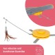 Kerbl 2-in-1 Catch The Tail Feather Cat Toy, 70 x 53 x 5 cm Kerbl 2-in-1 Catch The Tail Feather Cat Toy, 70 x 53 x 5 cm