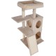Kerbl Alessia 80915 Cat Scratching Post (Colour: Beige, Height: 100 cm, Double-Storey Cave with Multiple Inputs and Outputs, Includes Play Ball, Large Lounger Bed, Cat Toy, Animal Accessories) Kerbl Alessia 80915 Cat Scratching Post (Colour: Beige, Height: 100 cm, Double-Storey Cave with Multiple Inputs and Outputs, Includes Play Ball, Large Lounger Bed, Cat Toy, Animal Accessories)