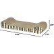 Kerbl Browse Cat Scratch Board, 45 x 18.5 x 8.5 cm Kerbl Browse Cat Scratch Board, 45 x 18.5 x 8.5 cm