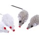 Kerbl Grey-White Mice, 5 cm, 4 Piece Kerbl Grey-White Mice, 5 cm, 4 Piece