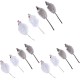 Kerbl Grey-White Mice, 5 cm, 4 Piece Kerbl Grey-White Mice, 5 cm, 4 Piece