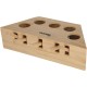 Kerbl Pet 80999 Thinking and Learning Toy Push, Cat Toy, Untreated Wood Kerbl Pet 80999 Thinking and Learning Toy Push, Cat Toy, Untreated Wood