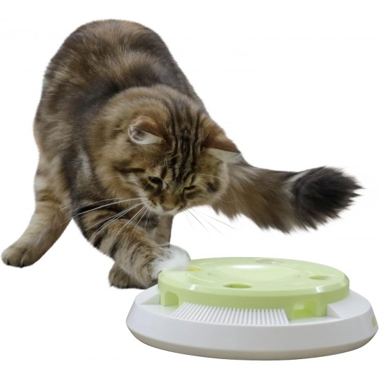 Kerbl Pet Cat Toy Pompom Electronic 23 x 23 x 5.6 cm Kerbl Pet Cat Toy Pompom Electronic 23 x 23 x 5.6 cm