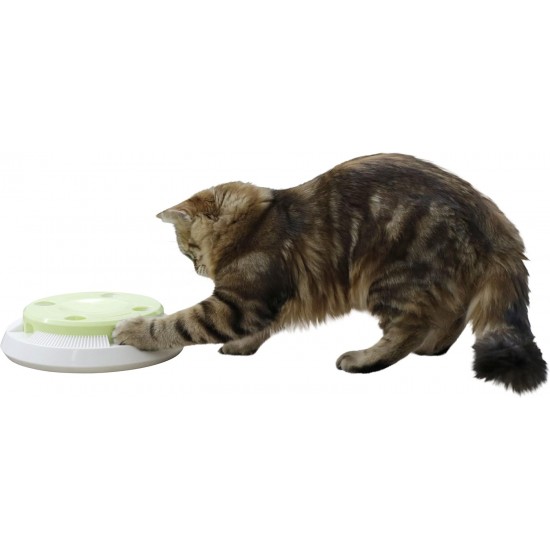 Kerbl Pet Cat Toy Pompom Electronic 23 x 23 x 5.6 cm Kerbl Pet Cat Toy Pompom Electronic 23 x 23 x 5.6 cm
