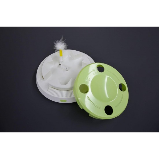 Kerbl Pet Cat Toy Pompom Electronic 23 x 23 x 5.6 cm Kerbl Pet Cat Toy Pompom Electronic 23 x 23 x 5.6 cm