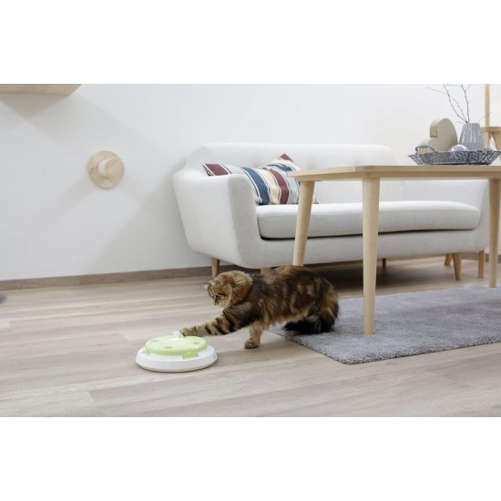 Kerbl Pet Cat Toy Pompom Electronic 23 x 23 x 5.6 cm Kerbl Pet Cat Toy Pompom Electronic 23 x 23 x 5.6 cm