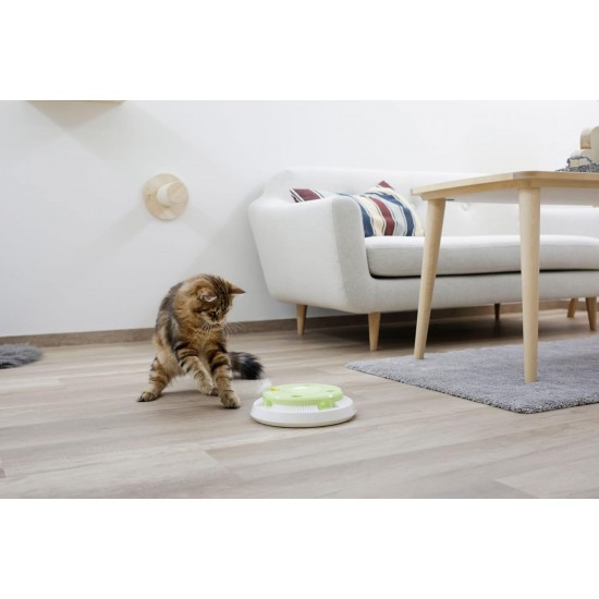 Kerbl Pet Cat Toy Pompom Electronic 23 x 23 x 5.6 cm Kerbl Pet Cat Toy Pompom Electronic 23 x 23 x 5.6 cm