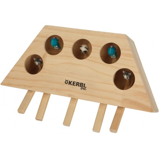 Kerbl Pet Wooden Push Thinking and Learning Toy Kerbl Pet Wooden Push Thinking and Learning Toy