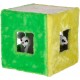 Kerbl Sisal Toy Cube, 20 x 20 x 20 cm, Green/Yellow Kerbl Sisal Toy Cube, 20 x 20 x 20 cm, Green/Yellow