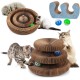 Kitty Kurlz Cat Toy, Magic Accordion Scratching Board, Interactive Toy with Ball Track, Cardboard Scratching Toy for Indoor Cats and Kittens, Activity and Exercise Kitty Kurlz Cat Toy, Magic Accordion Scratching Board, Interactive Toy with Ball Track, Cardboard Scratching Toy for Indoor Cats and Kittens, Activity and Exercise