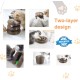 Kitty Kurlz Cat Toy, Magic Accordion Scratching Board, Interactive Toy with Ball Track, Cardboard Scratching Toy for Indoor Cats and Kittens, Activity and Exercise Kitty Kurlz Cat Toy, Magic Accordion Scratching Board, Interactive Toy with Ball Track, Cardboard Scratching Toy for Indoor Cats and Kittens, Activity and Exercise