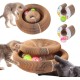 Kitty Kurlz Cat Toy, Magic Accordion Scratching Board, Interactive Toy with Ball Track, Cardboard Scratching Toy for Indoor Cats and Kittens, Activity and Exercise Kitty Kurlz Cat Toy, Magic Accordion Scratching Board, Interactive Toy with Ball Track, Cardboard Scratching Toy for Indoor Cats and Kittens, Activity and Exercise