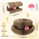Kitty Kurlz Curls Cat Toy, Magic Organ Cat Scratching Board with Bell Ball, Foldable Interactive Marlenes Kitten Curls Cat Scratcher for Indoor Cats Kitty Kurlz Curls Cat Toy, Magic Organ Cat Scratching Board with Bell Ball, Foldable Interactive Marlenes Kitten Curls Cat Scratcher for Indoor Cats