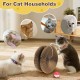 Kitty Kurlz Curls Cat Toy, Magic Organ Cat Scratching Board with Bell Ball, Foldable Interactive Marlenes Kitten Curls Cat Scratcher for Indoor Cats Kitty Kurlz Curls Cat Toy, Magic Organ Cat Scratching Board with Bell Ball, Foldable Interactive Marlenes Kitten Curls Cat Scratcher for Indoor Cats