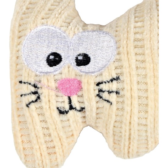 LOVE STORY Plush Toy Cat 10 x 12 cm Boho Cat Natural LOVE STORY Plush Toy Cat 10 x 12 cm Boho Cat Natural