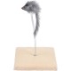 Love Story, Feather Mouse on Tray Toy 14.3 x 14.3 x 23 cm Grey Love Story, Feather Mouse on Tray Toy 14.3 x 14.3 x 23 cm Grey