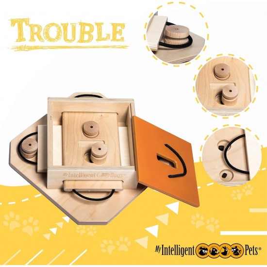 MICE - My Intelligent Dogs Interaktives Katzenspielzeug aus Holz Intelligentes Spielzeug für Katzen MICE - My Intelligent Dogs Interaktives Katzenspielzeug aus Holz Intelligentes Spielzeug für Katzen