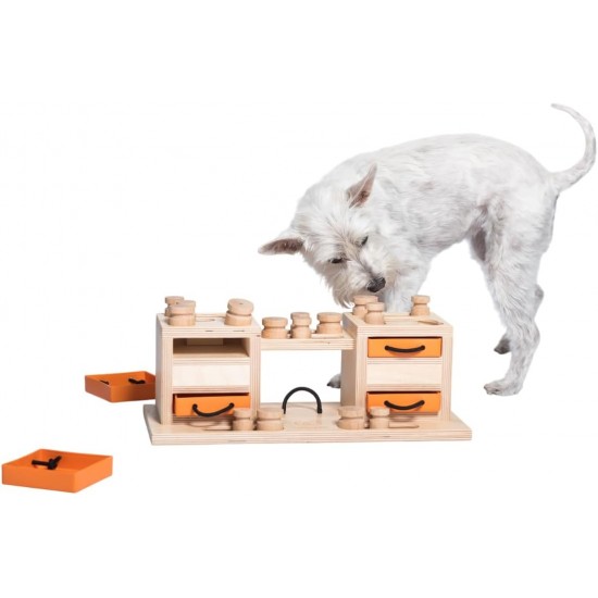 MICE - My Intelligent Dogs Interaktives Katzenspielzeug aus Holz Intelligentes Spielzeug für Katzen MICE - My Intelligent Dogs Interaktives Katzenspielzeug aus Holz Intelligentes Spielzeug für Katzen