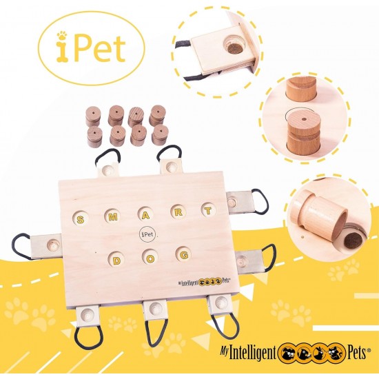MICE - My Intelligent Dogs Interaktives Katzenspielzeug aus Holz Intelligentes Spielzeug für Katzen MICE - My Intelligent Dogs Interaktives Katzenspielzeug aus Holz Intelligentes Spielzeug für Katzen