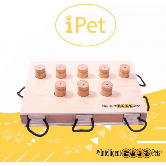 MICE - My Intelligent Dogs Interaktives Katzenspielzeug aus Holz Intelligentes Spielzeug für Katzen MICE - My Intelligent Dogs Interaktives Katzenspielzeug aus Holz Intelligentes Spielzeug für Katzen