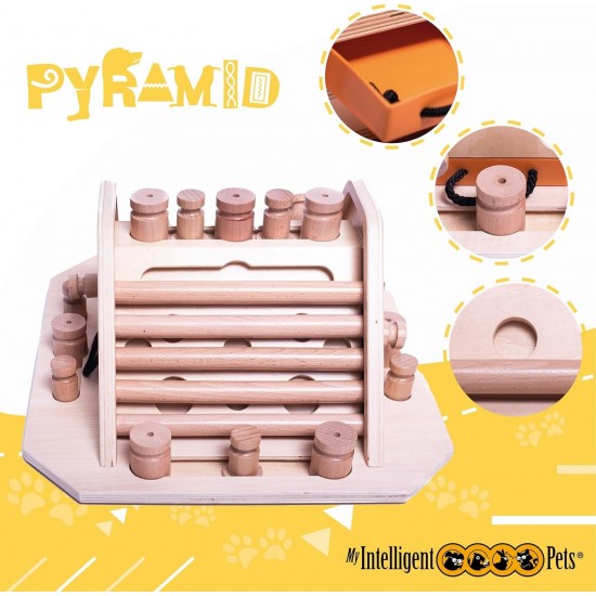 MICE - My Intelligent Dogs Interaktives Katzenspielzeug aus Holz Intelligentes Spielzeug für Katzen MICE - My Intelligent Dogs Interaktives Katzenspielzeug aus Holz Intelligentes Spielzeug für Katzen