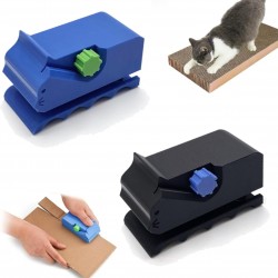 MOAZIFI 3D Printed Cardboard Cutter for Cat Scratchers, DIY Cardboard Cutter Tool & Cardboard Cutter, Professional Cardboard Cutter for DIY Cat Scratches for Cat Lovers MOAZIFI 3D Printed Cardboard Cutter for Cat Scratchers, DIY Cardboard Cutter Tool & Cardboard Cutter, Professional Cardboard Cutter for DIY Cat Scratches for Cat Lovers
