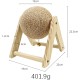 MagiDeal Rabbit Scratcher Toy, Interactive Wooden Toy with Sisal Ball, Ideal for Rabbits, Chinchillas & Cats MagiDeal Rabbit Scratcher Toy, Interactive Wooden Toy with Sisal Ball, Ideal for Rabbits, Chinchillas & Cats