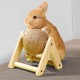 MagiDeal Rabbit Scratcher Toy, Interactive Wooden Toy with Sisal Ball, Ideal for Rabbits, Chinchillas & Cats MagiDeal Rabbit Scratcher Toy, Interactive Wooden Toy with Sisal Ball, Ideal for Rabbits, Chinchillas & Cats