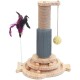 Marchul 5 in 1 Cat Toy, Cat Sisal Rope Massaging Scratching Post with Hanging Ball, Interactive Traction Toy for Cats with Bouncy Feathers, for Playing Around the House Marchul 5 in 1 Cat Toy, Cat Sisal Rope Massaging Scratching Post with Hanging Ball, Interactive Traction Toy for Cats with Bouncy Feathers, for Playing Around the House