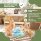 Mobiclinic® Pets Cat Toy, Interactive, Catplay, Sensory Stimulation, 4 Levels, Balls, Easy to Assemble, 12 x 24 x 16.5 cm, Interactive Cat Tower, Non-Slip, Attractive Design