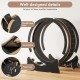 Mondeer Cat Wheel for Indoor Cat, 110 cm Treadmill with Removable Carpet for Cats, Wooden Balance Bike for Small, Medium, Large Cat, Fitness Weight Loss Device, Natural Wood
