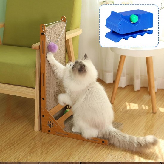 Necdeol Cardboard Cutter for Cat Scratching Boards, 3D Printed Cardboard Cutter, Cat-Shaped Manual Cat Scratching Boards Cardboard Cutting Tool with Blade Pet Accessories (Black) Necdeol Cardboard Cutter for Cat Scratching Boards, 3D Printed Cardboard Cutter, Cat-Shaped Manual Cat Scratching Boards Cardboard Cutting Tool with Blade Pet Accessories (Black)
