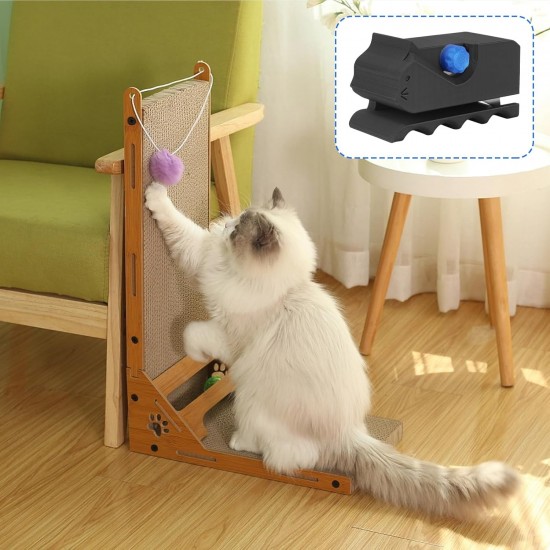 Necdeol Cardboard Cutter for Cat Scratching Boards, 3D Printed Cardboard Cutter, Cat-Shaped Manual Cat Scratching Boards Cardboard Cutting Tool with Blade Pet Accessories (Black) Necdeol Cardboard Cutter for Cat Scratching Boards, 3D Printed Cardboard Cutter, Cat-Shaped Manual Cat Scratching Boards Cardboard Cutting Tool with Blade Pet Accessories (Black)