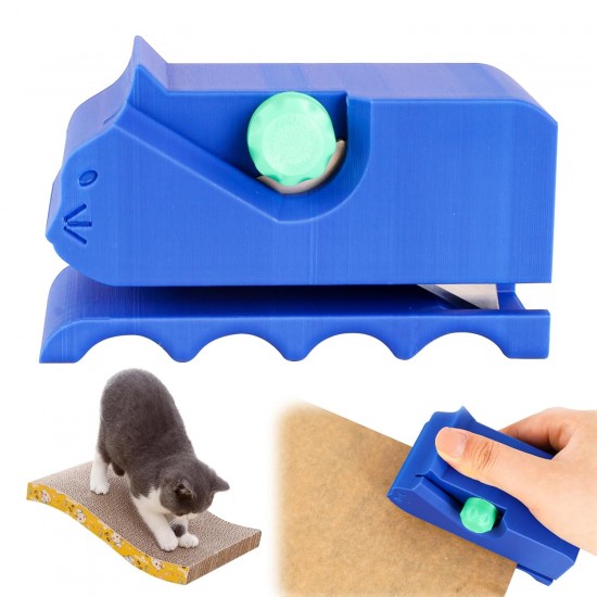 Necdeol Cardboard Cutter for Cat Scratching Boards, 3D Printed Cardboard Cutter, Cat-Shaped Manual Cat Scratching Boards Cardboard Cutting Tool with Blade Pet Accessories (Black) Necdeol Cardboard Cutter for Cat Scratching Boards, 3D Printed Cardboard Cutter, Cat-Shaped Manual Cat Scratching Boards Cardboard Cutting Tool with Blade Pet Accessories (Black)
