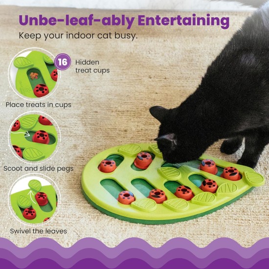 Nina Ottosson by Petstages Buggin Out Puzzle & Play - Interactive Cat Toy for Treats Nina Ottosson by Petstages Buggin Out Puzzle & Play - Interactive Cat Toy for Treats