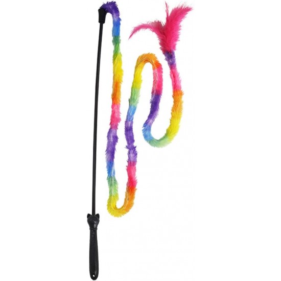 Nobby Cat Duster with Plush and Feather, Stick: 54 cm, Plush + Feather: 132 cm, 1 Piece Nobby Cat Duster with Plush and Feather, Stick: 54 cm, Plush + Feather: 132 cm, 1 Piece