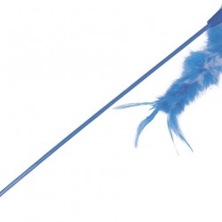 Nobby Cat Duster with Toy Stick: 45 cm, Feathers: 24 cm Nobby Cat Duster with Toy Stick: 45 cm, Feathers: 24 cm
