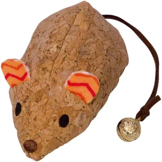 Nobby Cork Mouse with Catnip Orange 19 cm Nobby Cork Mouse with Catnip Orange 19 cm