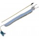 Nobby Fishing Rod with Plush Worm Blue Rod 40 cm Ribbon with Toy 125 cm 1 Piece Nobby Fishing Rod with Plush Worm Blue Rod 40 cm Ribbon with Toy 125 cm 1 Piece