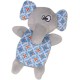 Nobby Plush Elephant with Catnip, Blue, 14 cm, Pack of 1