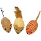 Nobby Plush Mice with Catnip, Orange, 12 cm, 1 Pack (1 x 3 Pieces) Nobby Plush Mice with Catnip, Orange, 12 cm, 1 Pack (1 x 3 Pieces)
