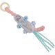 Nobby Plush Mouse Elastic with Wooden Ring Blue 29.5 cm Pack of 1 Nobby Plush Mouse Elastic with Wooden Ring Blue 29.5 cm Pack of 1