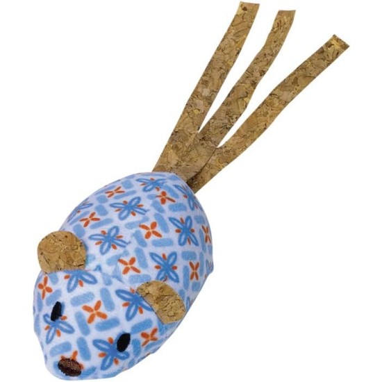 Nobby Plush Mouse with Catnip, Blue, 20 cm, 1 Item Nobby Plush Mouse with Catnip, Blue, 20 cm, 1 Item