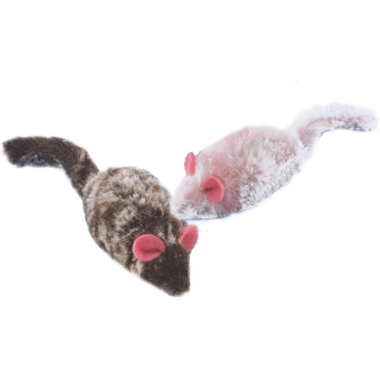 Nobby Plush Mouse with Leather Tail Nobby Plush Mouse with Leather Tail