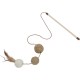 Nobby Rod With Sisal Balls/Feathers Nobby Rod With Sisal Balls/Feathers